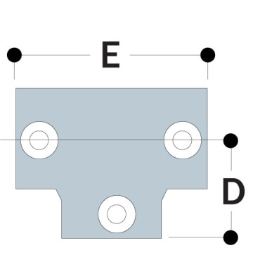 T-Stück 25-6 - 33.7 mm 25-6 Kee Klamp® - Kee Safety T-Stück 25-6 - 33.7 mm 25-6 Kee Klamp® - Kee Safety