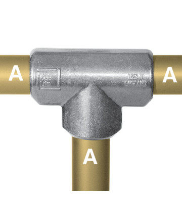 Trójnik trzygniazdowy L25-6 33.7 mm L25-6 Kee Klamp® - Kee Safety